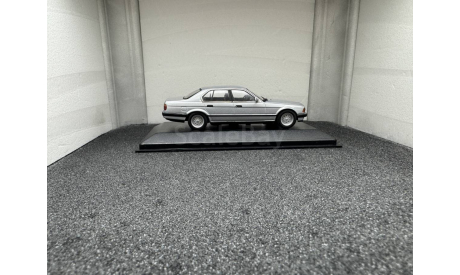 BMW 7 E32 1986 silver metallic, редкая масштабная модель, Minichamps, 1:43, 1/43
