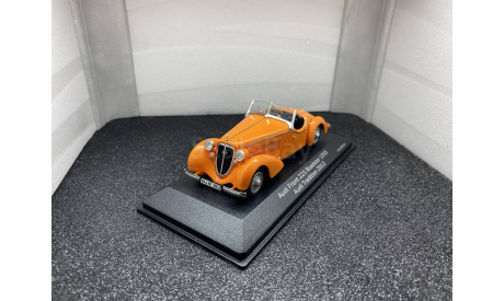 Audi Front 225 Roadster 1935 orange, редкая масштабная модель, Minichamps, 1:43, 1/43