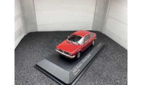 Alfa Romeo Alfasud Sprint 1976 Rosso Alfa, редкая масштабная модель, Minichamps, scale43