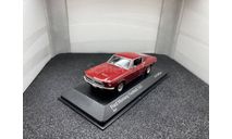 Ford Mustang Fastback 2+2 1968 red, редкая масштабная модель, Minichamps, scale43