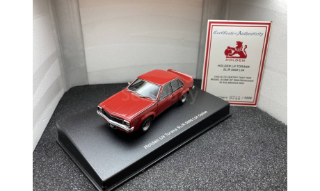 Holden Torana Lh SL/R 5000 L34 1975 salamanca red, редкая масштабная модель, scale43, Autoart