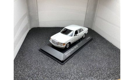 Mercedes-Benz 500SE W126 1989 artikweib, редкая масштабная модель, Minichamps, 1:43, 1/43