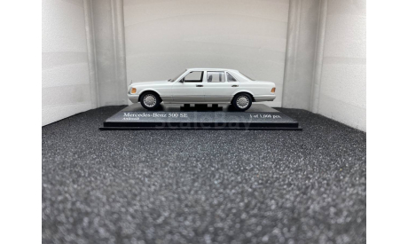 Mercedes-Benz 500SE W126 1989 artikweib, редкая масштабная модель, Minichamps, 1:43, 1/43