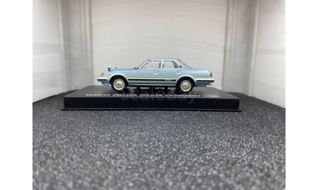 Toyota Chaser Avante Twincam24 GX61 1982 light blue, редкая масштабная модель, AOSHIMA, scale43