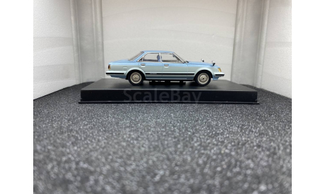Toyota Chaser Avante Twincam24 GX61 1982 light blue, редкая масштабная модель, AOSHIMA, scale43