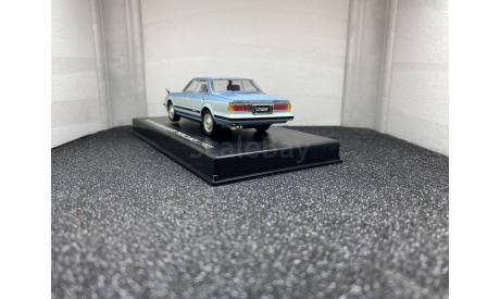 Toyota Chaser Avante Twincam24 GX61 1982 light blue, редкая масштабная модель, AOSHIMA, scale43