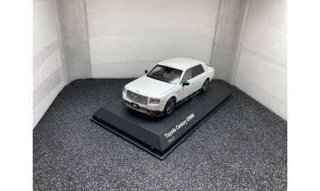Toyota Century 2019 GRMN  White Pearl, редкая масштабная модель, Kyosho, 1:43, 1/43