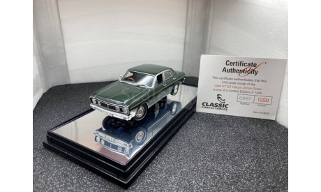 Ford Falcon XT GT 1968 zircon green, редкая масштабная модель, Classic Carlectables, 1:43, 1/43