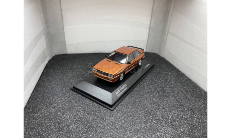 Audi Quattro B2 Typ 85Q 1981 zobelbraun  metallic, редкая масштабная модель, Minichamps, scale43