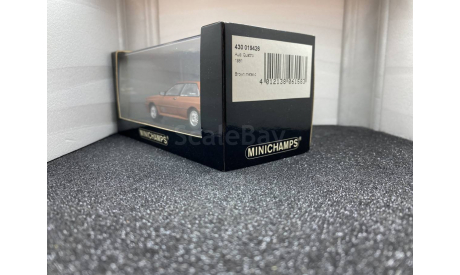 Audi Quattro B2 Typ 85 1981 zobelbraun  metallic, редкая масштабная модель, Minichamps, 1:43, 1/43