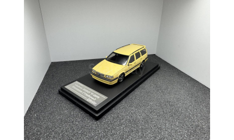 Volvo 850 T5-R Estate 1996 yellow, редкая масштабная модель, HPI-Racing, scale43