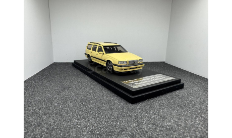 Volvo 850 T5-R Estate 1996 yellow, редкая масштабная модель, HPI-Racing, scale43