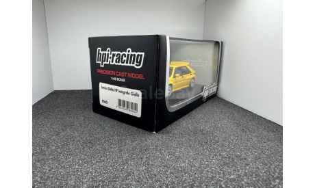 Lancia Delta HF integrale Gialla 1992 yellow, редкая масштабная модель, HPI-Racing, scale43
