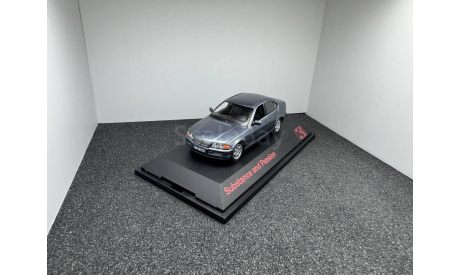 BMW 328i E46 1998 grey metallic, редкая масштабная модель, scale43, Schuco