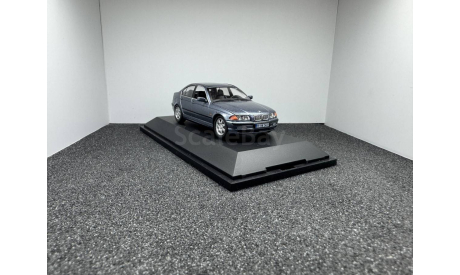 BMW 328i E46 1998 grey metallic, редкая масштабная модель, scale43, Schuco