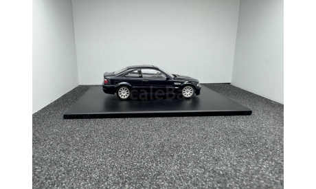 BMW M3 E46 2000 carbon black metallic, редкая масштабная модель, Minichamps, scale43
