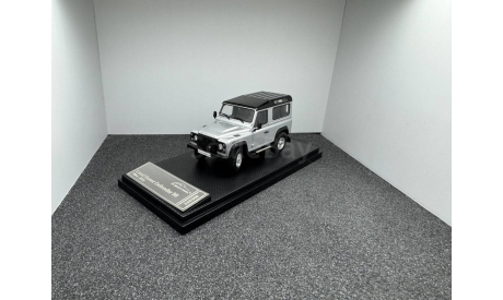 Land Rover Defender 90  2014 silver/black, масштабная модель, Almost Real, 1:43, 1/43