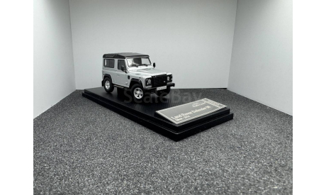 Land Rover Defender 90  2014 silver/black, масштабная модель, Almost Real, 1:43, 1/43