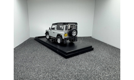 Land Rover Defender 90  2014 silver/black, масштабная модель, Almost Real, 1:43, 1/43