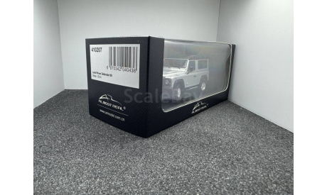 Land Rover Defender 90  2014 silver/black, масштабная модель, Almost Real, 1:43, 1/43