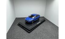 Honda civic FL1LX 2021 premium crystal blue metallic, масштабная модель, Hobby Japan, scale43