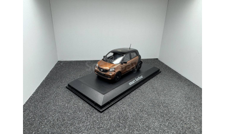 Smart ForFour Prime black / hazel brown, масштабная модель, Norev, scale43