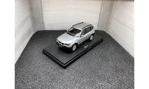 BMW X3 3.0 d E83 2004 - 2010 silver, редкая масштабная модель, Kyosho, scale43