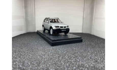 BMW X3 3.0 d E83 2004 - 2010 silver, редкая масштабная модель, Kyosho, scale43