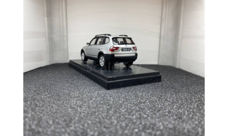 BMW X3 3.0 d E83 2004 - 2010 silver, редкая масштабная модель, Kyosho, scale43