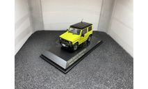 Suzuki Jimny JB64W 2018 kinetic yellow/black roof, редкая масштабная модель, CAR-NEL, scale43