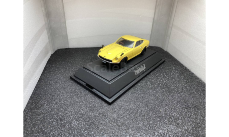Nissan Fairlady Z432  S30 yellow, редкая масштабная модель, Ebbro, scale43