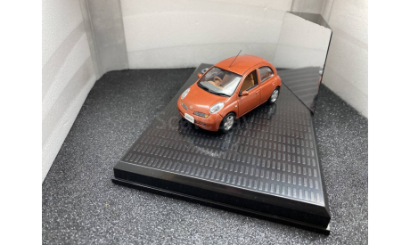 Nissan March orange, редкая масштабная модель, J-Collection, scale43