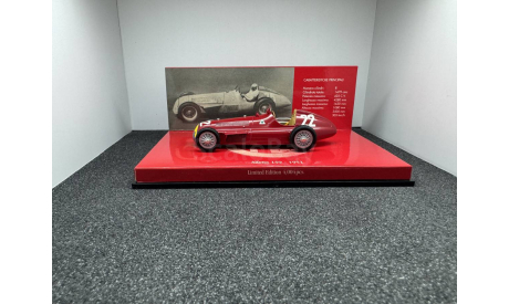 Alfa Romeo Alfetta 159 GP Spain 1951 J.M. Fangio Winner, редкая масштабная модель, Minichamps, 1:43, 1/43