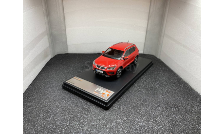 Seat Ateca 2016 red, масштабная модель, Premium X, scale43