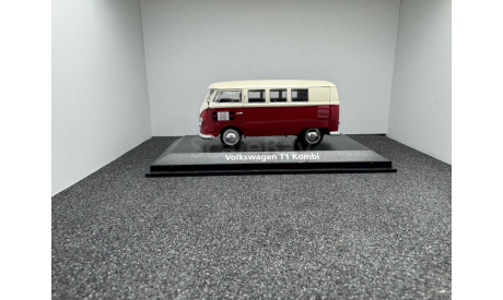 Volkswagen T1 Minibus Autoverhuur Rotterdam 1958, масштабная модель, Norev, scale43