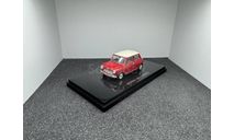 Morris mini cooper 1961 red/white, редкая масштабная модель, Ebbro, scale43