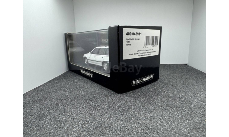 Opel Kadett E Caravan 1989 white, редкая масштабная модель, Minichamps, scale43