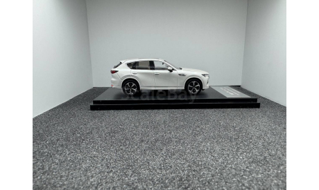 Mazda CX-60 XD-Hybrid 2022 Premium Modern rhodium white premium metallic, редкая масштабная модель, Hi-Story, scale43