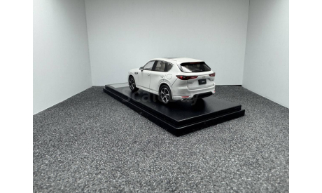 Mazda CX-60 XD-Hybrid 2022 Premium Modern rhodium white premium metallic, редкая масштабная модель, Hi-Story, scale43
