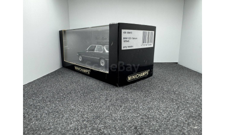 BMW 323i E21 graphitgrau metallic, редкая масштабная модель, Minichamps, scale43