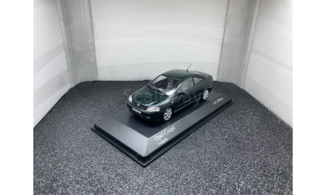 Opel Astra G CoupeE Bertone 2000 uralgrun, редкая масштабная модель, Minichamps, scale43