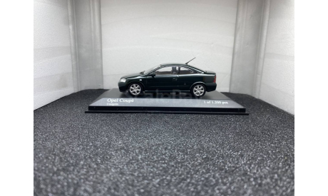 Opel Astra G CoupeE Bertone 2000 uralgrun, редкая масштабная модель, Minichamps, scale43