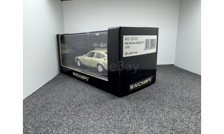 Alfa Romeo Alfetta GT 1976 verda oliva metallic, редкая масштабная модель, Minichamps, scale43