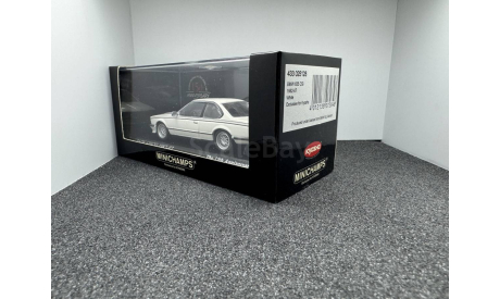 BMW 635 CSi E24 1982-87 alpine white, редкая масштабная модель, Minichamps, scale43
