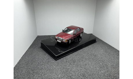 Mercedes Benz 190 E 2.0L 1990 W201  almandin rot metallic, редкая масштабная модель, Autoart, scale43, Mercedes-Benz