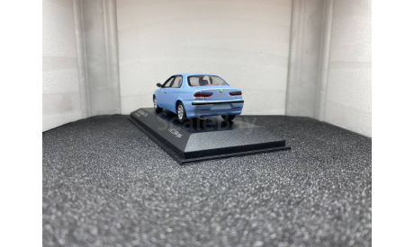 Alfa Romeo 156 1997 azzuro nuvola, редкая масштабная модель, Minichamps, scale43