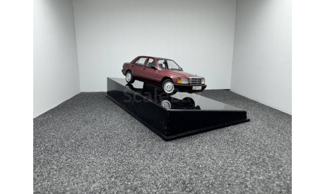 Mercedes Benz 190 E 2.0L 1990 W201  almandin rot metallic, редкая масштабная модель, Autoart, scale43, Mercedes-Benz