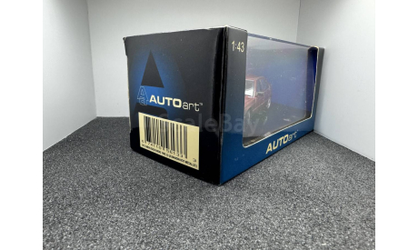 Mercedes Benz 190 E 2.0L 1990 W201  almandin rot metallic, редкая масштабная модель, Autoart, scale43, Mercedes-Benz