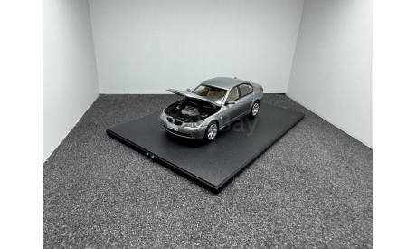 BMW 545i E60 2003 - 2010 silver metallic, редкая масштабная модель, Kyosho, 1:43, 1/43