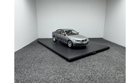 BMW 545i E60 2003 - 2010 silver metallic, редкая масштабная модель, Kyosho, 1:43, 1/43